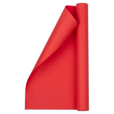 JAM Paper Matte Wrapping Paper 26.3 Sq Ft, Matte Red Roll 1 Pack High Quality