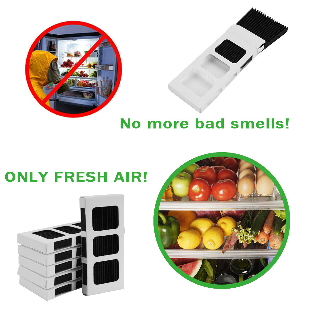 6x For Fridge Air Filters Activated Mesh Filter for PAULTRA Refrigerator Parts