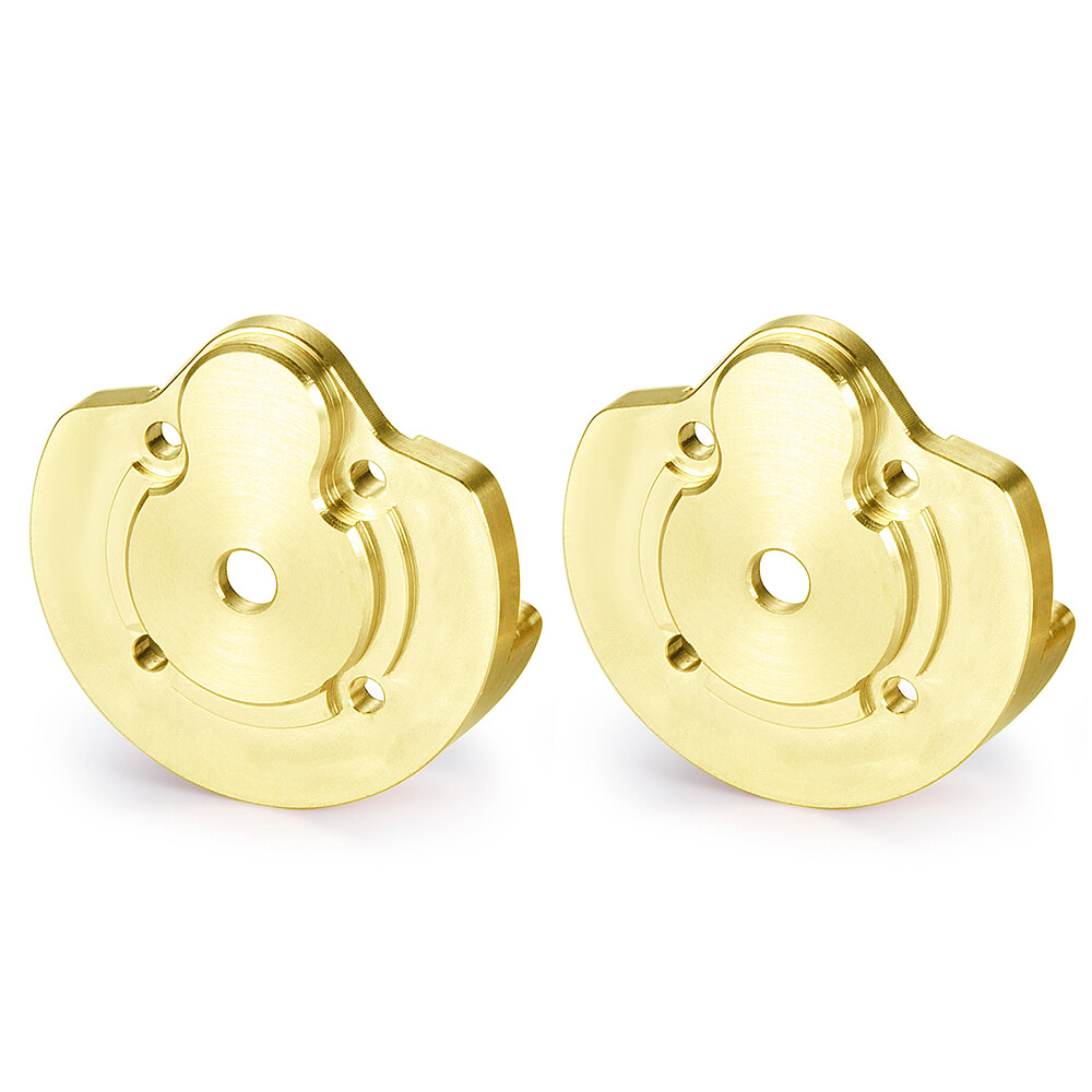 2/4PCS Brass Outer Portal Covers Counterweight for 1/18 Axial UTB18 Capra Buggy