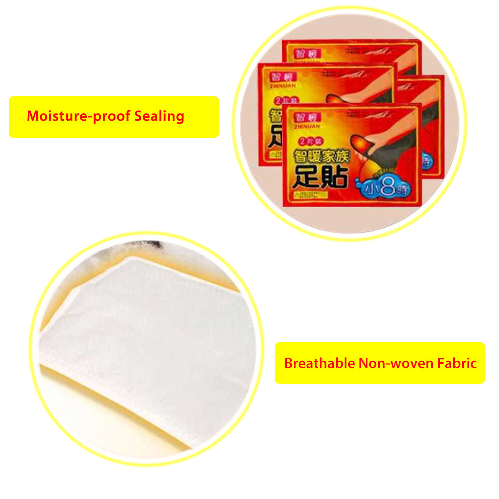 30 x HeatPaxx Sohlenwärmer Fußwärmer Einlegesohle Schuhwärmer Thermopads Wärme
