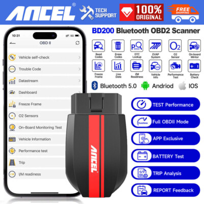 Automotive OBD2 Scanner Car All System Code Reader Diagnostic Scan Tool ABS SRS