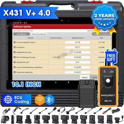 LAUNCH X431 V+ PRO3S+ as PRO 5 Diagnostic Scanner Tool Bidirectional K Coding