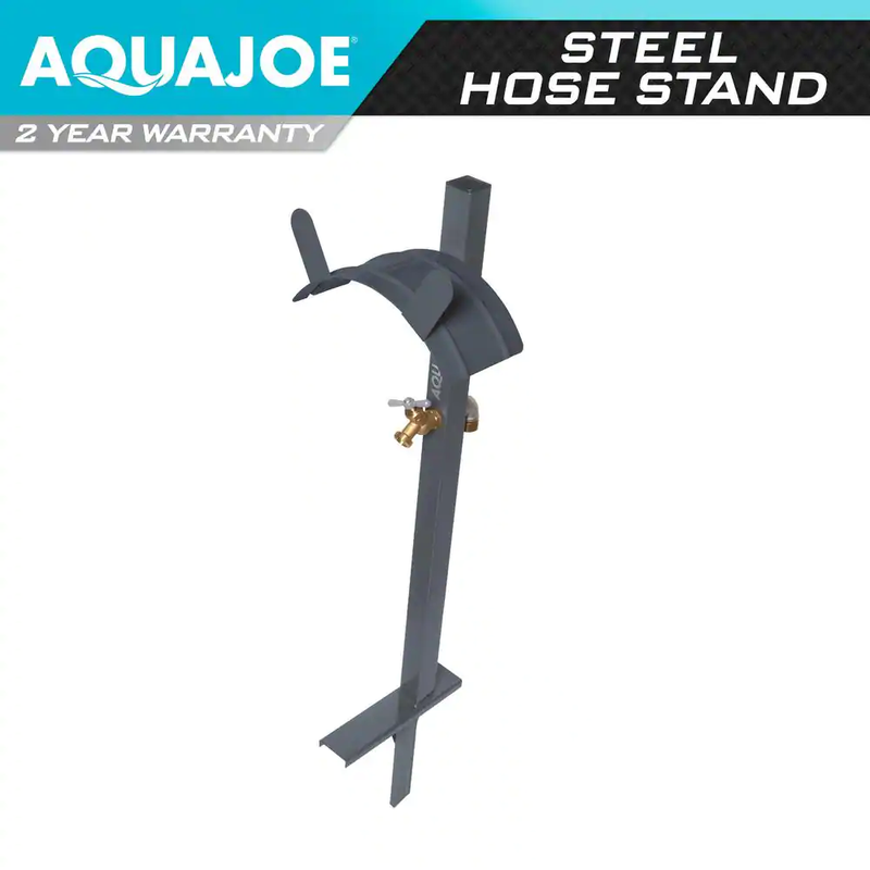 125 Ft. Capacity Garden Watering Hose Stand with Brass Faucet, Storage Reel