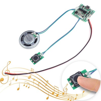 Icstation Recordable Sound Module, Button Control Sound Chip 8M MP3 WAV Music...