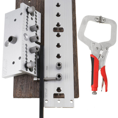 Wnew 3 In 1 Woodworking Hole Punch Guide Dowel Jig Hole Puncher Positioning Hol