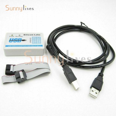 C8051F MCU Emulator U-EC6 USB Debug Adapter Downloader JTAG/C2 Mode + Cable