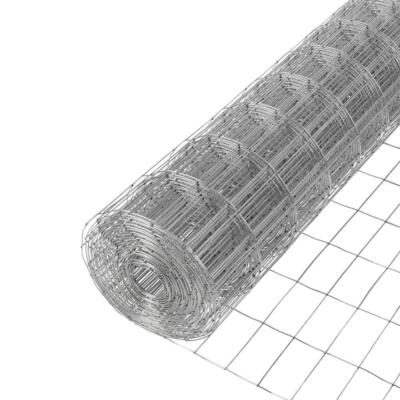 Everbilt Welded Wire Fencing 3'x100' 14-Gauge Lightweight Galvanized Silver