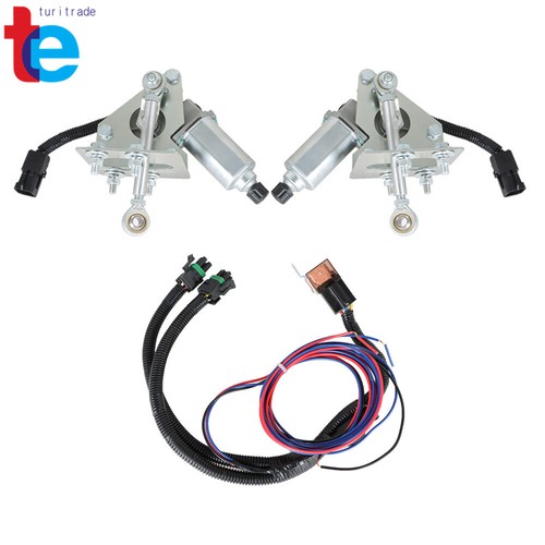 Set of Electric Headlight Conversion Kit Upgrade For 1968-1982 Corvette C3