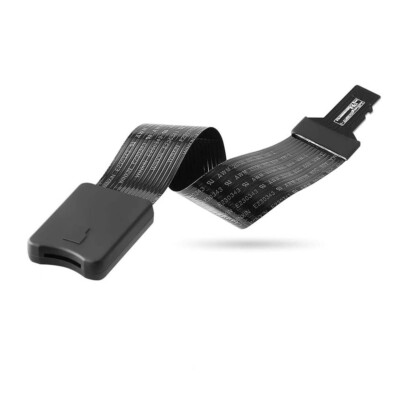 150MM Micro SD to Micro SD Card Extension Cable Adapter Flexible Extender Black