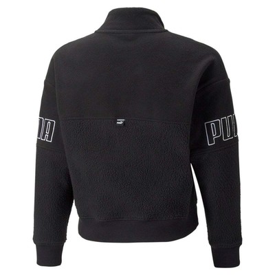 

Толстовка Puma Power Winterized Turtle Neck для девочек, черная 67020901, Черный