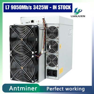 New BITMAIN Antminer L7 9050MH/S LTC & DOGE Coin Asic Miner In stock