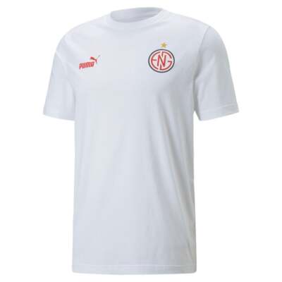 

Puma Ftblcore Fan Crew Neck Футболка с коротким рукавом Мужские белые повседневные топы 76816202, Белый, Puma Ftblcore Fan Crew Neck Short Sleeve T-Shirt