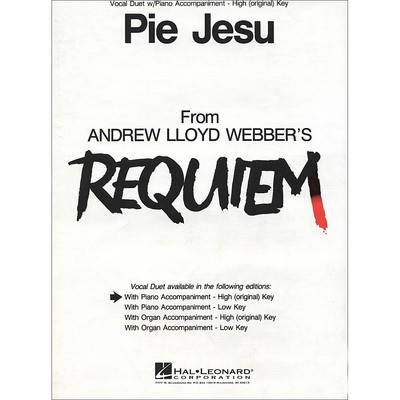 Hal Leonard Pie Jesu (from Requiem)