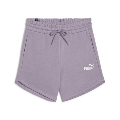 Puma Essential 5-дюймовые шорты с высокой талией, женские фиолетовые повседневные спортивные штаны