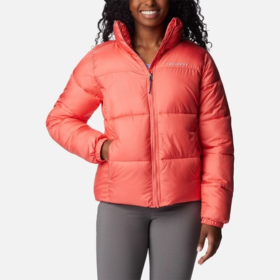 

Пуховая куртка Columbia Wmns женская румяно-розовая, Розовый, Columbia Wmns Puffect Jacket