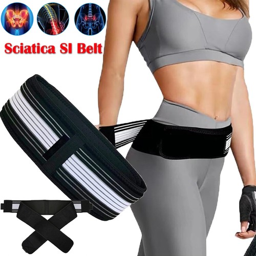 Sacroiliac SI Joint Hip Belt for Lower Back Support Brace Sciatica Pain Relief @