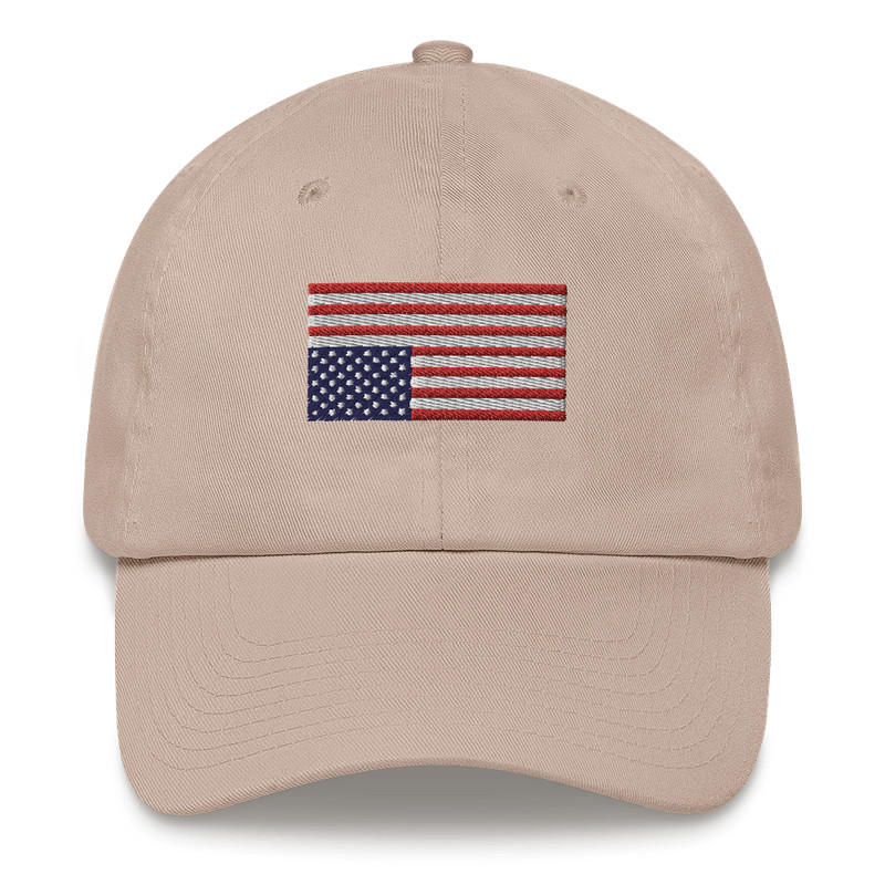 USA Flag upside down "as signal of distress in instances