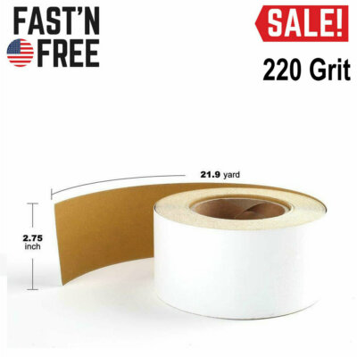 50pc 6/" PSA STICK ON SANDING DISC 80 GRIT Aluminum Oxide USA MADE Sandpaper P80D