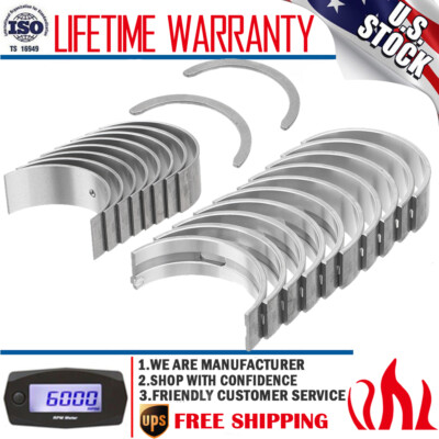 STD Crankshaft Main Connect Rod Bearings for VW Passat Jetta GLI Audi A4 Q5 2.0T