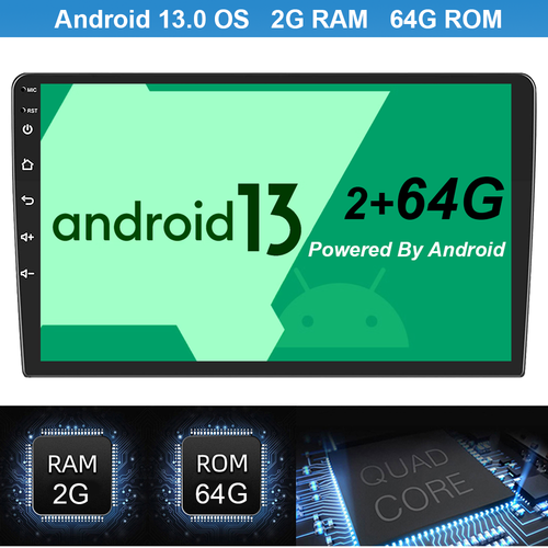 Android 13 Apple CarPlay GPS Navi BT For Toyota Camry 2007-2011 Car Stereo Radio