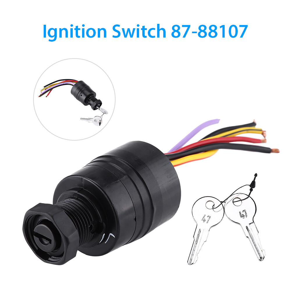 Ignition Switch Push to Choke 8788107 For Boat Marine