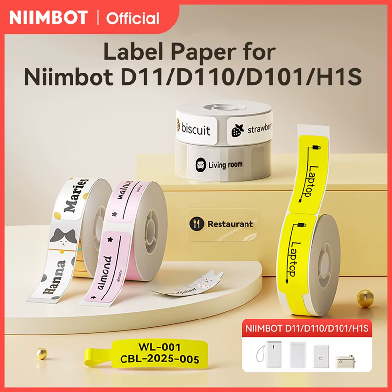 Waterproof Anti-Oil Printing Label Paper Scratch-Resistant Tape Sticker for D11