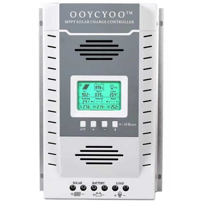 12V/24V/ 100A/60A PV 100V MPPT Solar Charge Controller Panel Battery Regulator G