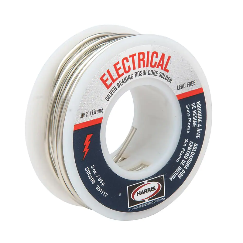 Lead Free Rosin Core Solder Wire 3oz 0.062in Electrical Repair Flux Free Tools