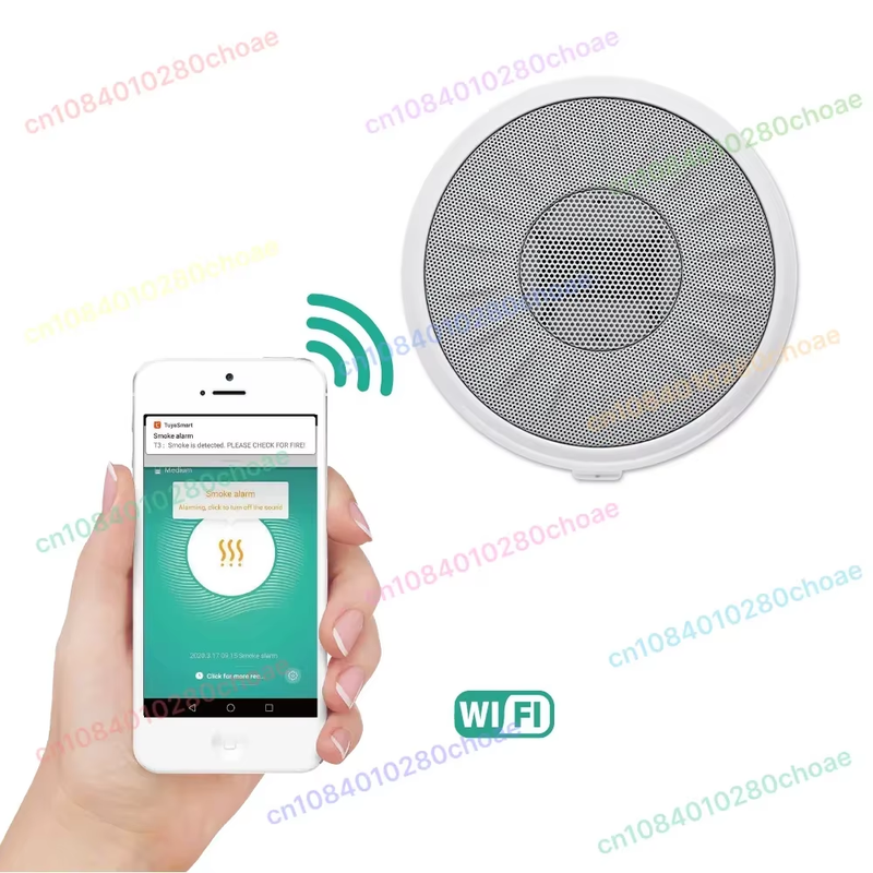 CE Vape Detector with Noise PM2.5 WIFI Cigarette Detector & Temperature and Hum