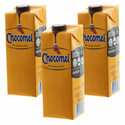 Chocomel KAKAO Carton Set de 3 Chocolat à boire Holland Schoko Trink Schokola...