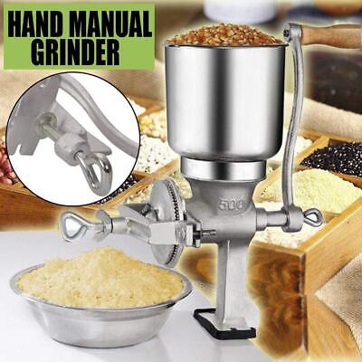 Manual Corn Grinder, Wheat Crank Cast Grains, Iron Nuts Oats, Coffee Grinding
