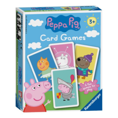 Ravensburger Peppa Pig Card Games Set Featuring Four Fun Card Games for 2 to 4 P