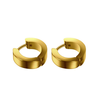 Unisex Ear Studs Piercing Jewelry Punk Style Titanium Steel Fashion Cool 2Pcs 