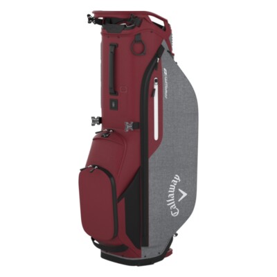 Сумка для гольфа Callaway Fairway + подставка - Кирпич / Древесно-угольный вереск - Новинка 2024 года
