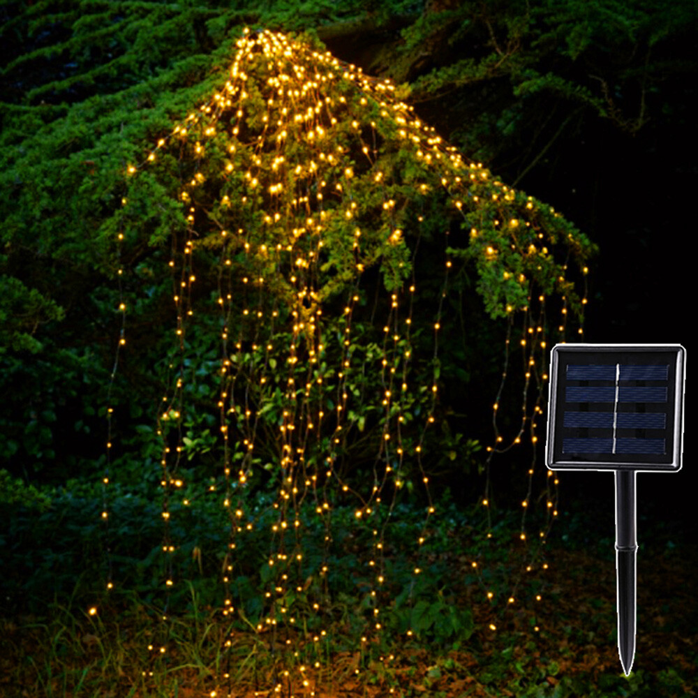 Outdoor Waterfall Fairy Icicle Lamp Garden Halloween
