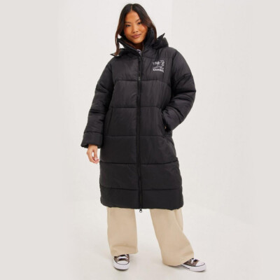 

Kangol Wmns Kennsington Long Puffer Jacket Women черный, Kangol Wmns Kennsington Long Puffer Jacket