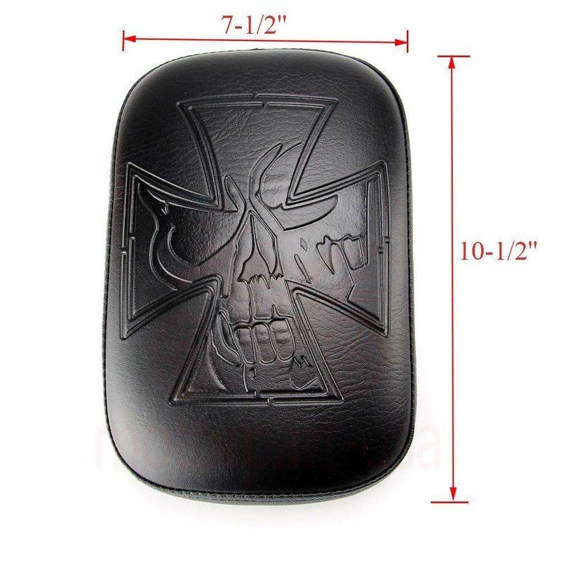 Goldfire Motorcycle Rear Passenger Cushion Suction Cups Pillion Pad Suction Seat Compatibility For H D Dyna S Portst Er Softail Touring Xl 883 1200 8 Cup