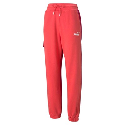 

Puma Power Drawstring Cargo Pants Женские розовые повседневные спортивные штаны 855935-35, Розовый, Puma Power Drawstring Cargo Pants