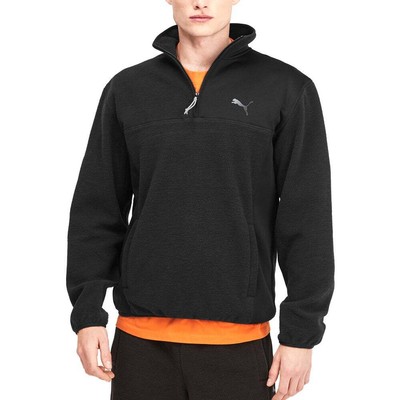 

Puma Epoch Hybrid Winterized Savannah Half Zip Hoodie Mens Black Casual Outerwea, Черный