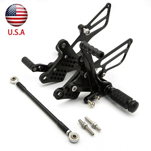 2009-2025 Kawasaki Ninja ZX6R ZX636 Front CNC Rearset Footrest