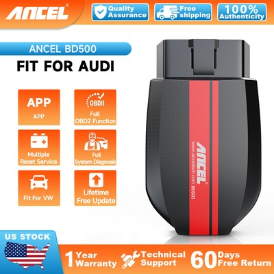ANCEL BD500 OBD2 Full Systems Diagnostic Scanner Tool Fit For VAG Fit For Skoda
