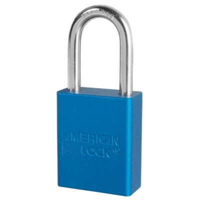 American Lock S1106BLU Blue Anodized Aluminum Lifeguard  6 Pin Tumbler Padlock B