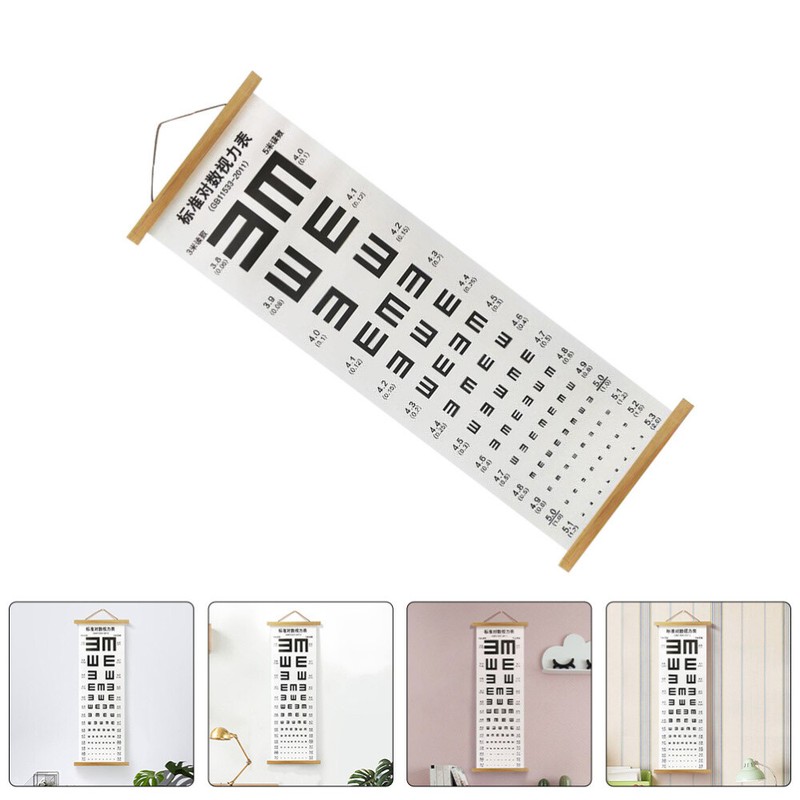  Sehtest-Diagramm, Sehtest-Wanddiagramm, Home-Wandbehang-Sehdiagramm FÃ¼R
