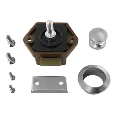 1Pc Push RV Lock 4 Colour for Marine/Board RV Yacht Moving Shaking Push Button
