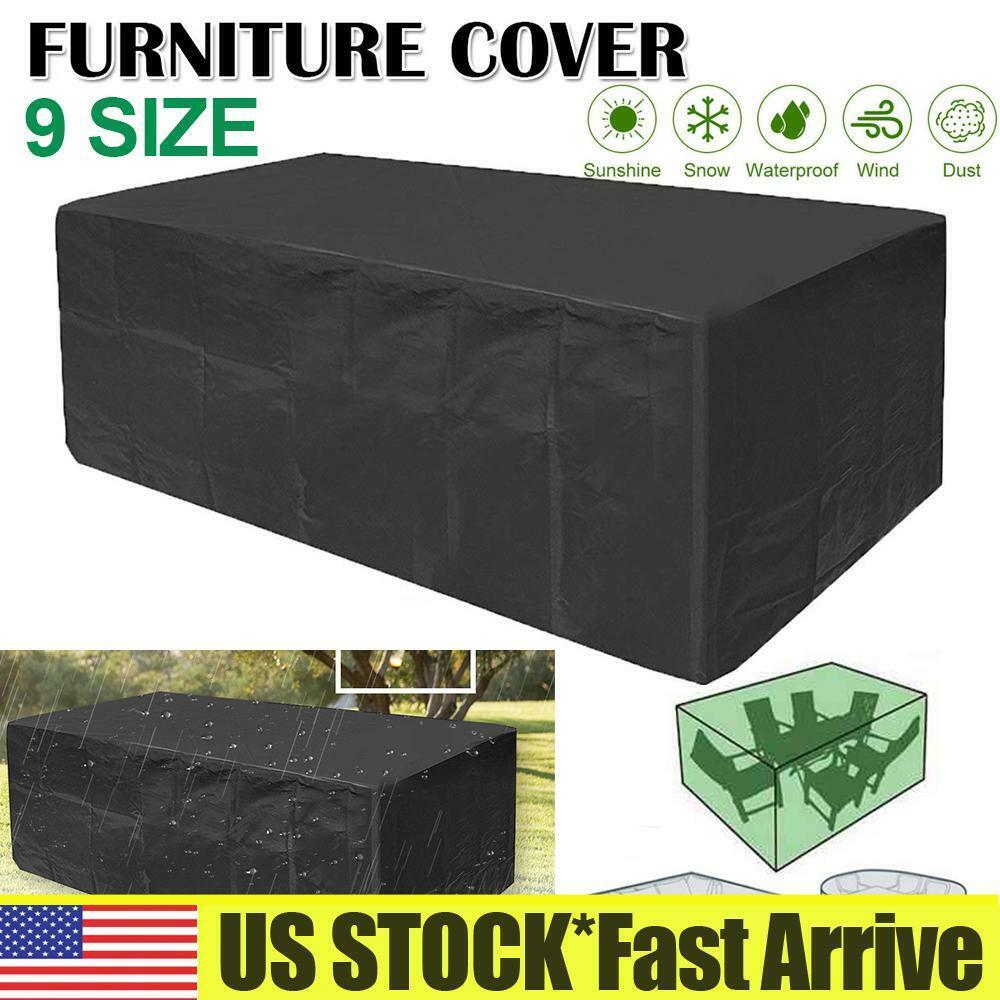 Rectangular Rattan Table Cover Outdoor