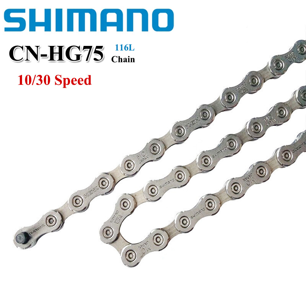 SHIMANO CN-HG75 116L 10/30 Speed MTB Road Bike Chain Fit SLX/670