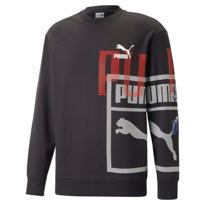 

Мужские черные повседневные топы Puma Classics Gen. Crew T 53818501, Черный, Puma Classics Gen. Crew T