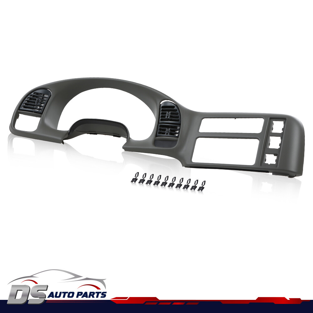 Gray Gauge Cluster Dash Radio Bezel Fit For 1995-2005 Chevy Astro Van Gmc Safari