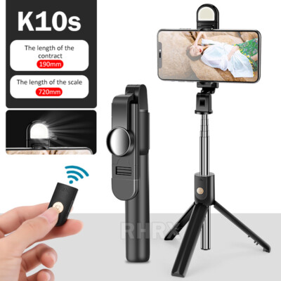 Selfie Stick Tripod Bluetooth Remote Adjustable Desktop For Samsung S24 S23Ultra