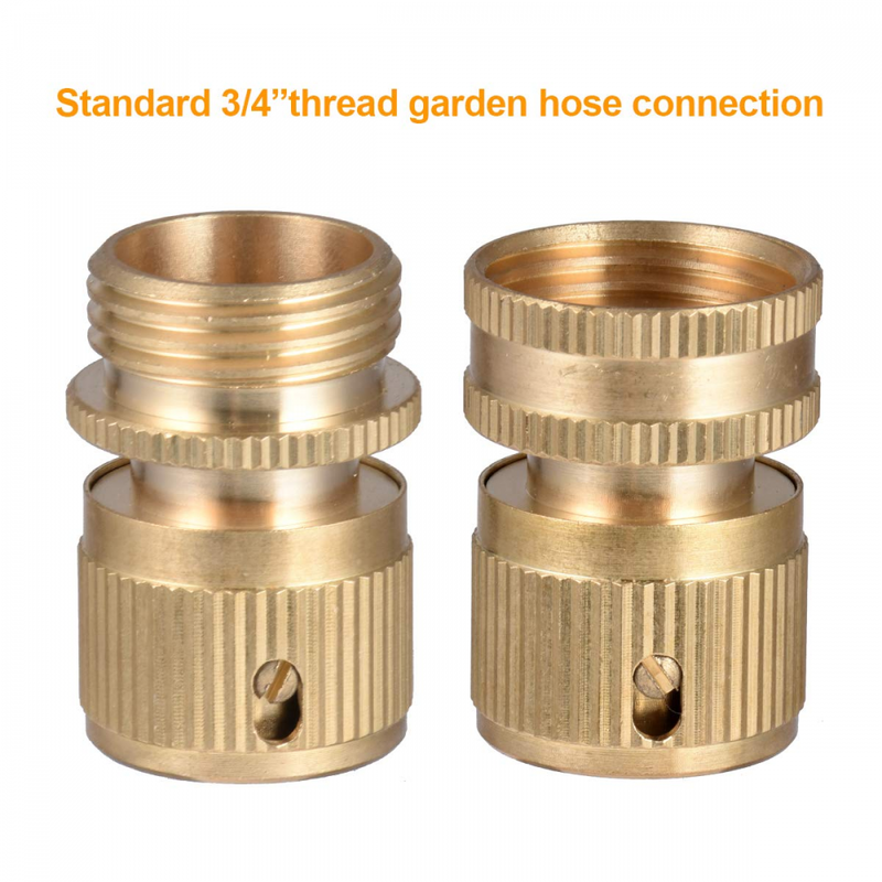 3 4 Thread Garden Hose Connection 1 2 Inch And 3 4 Inch 2 In 1 Female Threaded Faucet Adapter Timesetl Brass Garden Hose Expandable Stretch Fittings Tap Adaptors Connectors